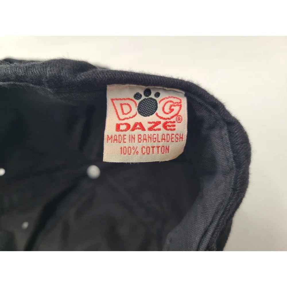 Vintage New Millennium Wrestling‎ NMW Dog Daze Snapback Hat Cap Men Black Blue